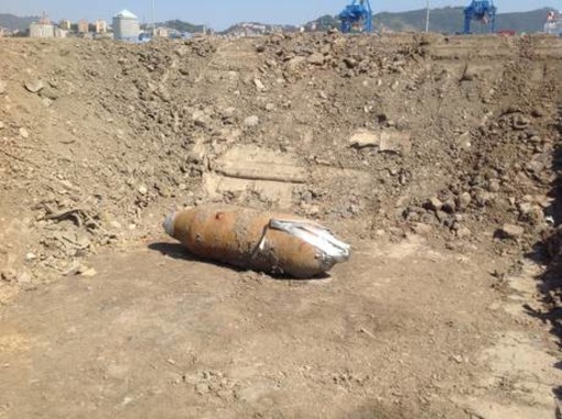 La bomba del porto genovese sarà fatta brillare a Pallare