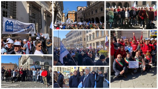 "Regole e tempi certi". Anche la politica savonese in piazza con Sib a Roma per difendere le imprese balneari (FOTO)
