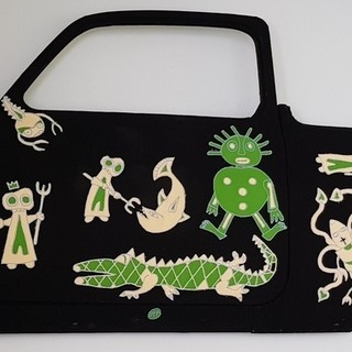 Omaggio alla Liguria nella Fiat 500 dell’artista Filippo Biagioli Omaggio alla Liguria nella Fiat 500 dell’artista Filippo Biagioli