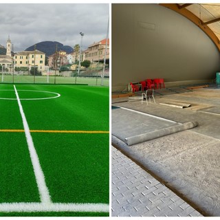 Finale, lavori pubblici e sport: riqualificato il "Borel B", nuova pavimentazione per convertire la bocciofila