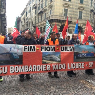 Bombardier Vado Ligure, oggi l'incontro di aggiornamento sui carichi di lavoro. Fiom Cgil: "Non si registrano novità rilevanti"