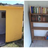 Stella, continuano i progetti "book crossing": restyling per l'ex fermata del bus alla Vetriera Stella, continuano i progetti "book crossing": restyling per l'ex fermata del bus alla Vetriera