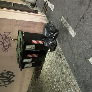 Raccolta rifiuti, Tomatis (FdI) attacca: "“Bidoni lasciati all’esterno di negozi e ristoranti in barba al progetto SAT deliberato dalla giunta"