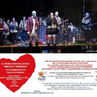 Concerto dei Belli Fulminati nel Bosco nel centro storico di Albenga