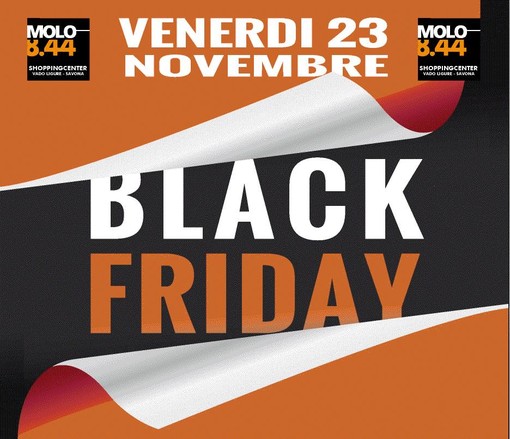 Al Molo 8.44 sbarca il Black Friday per giornate di sconti imperdibili