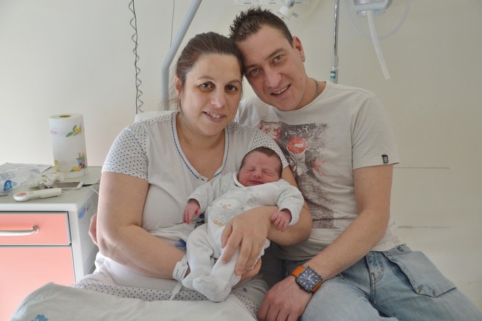 Sono di Cosseria mamma e papà di Francesco, il primo nato nella Granda del 2017