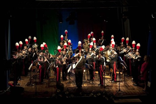 Albenga, concerto della Fanfara del 3° Reggimento Carabinieri “Lombardia”