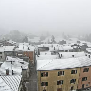 Maltempo, ecco la neve: i primi accumuli in Alta Val Bormida e Valle Erro