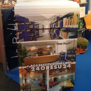 Alla Biblioteca civica di Alassio un nuovo box per la restituzione dei libri operativo 24h/24 Alla Biblioteca civica di Alassio un nuovo box per la restituzione dei libri operativo 24h/24