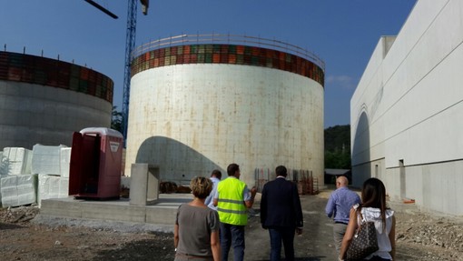 Biodigestore di Ferrania, lavori a ritmo serrato: a  dicembre già operativo