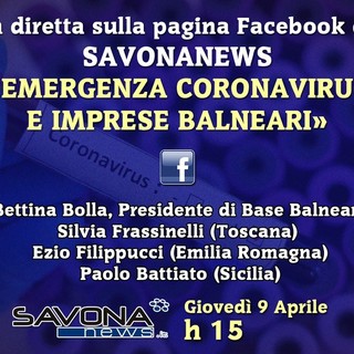 Emergenza Coronavirus e imprese balneari: il punto in diretta su Savonanews alle 15.00