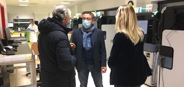 Il consigliere regionale Brunetto (Lega) in visita al Policlinico S. Martino: "Centro trasfusionale all’avanguardia"