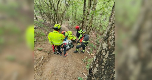 Incidente per un biker a Giustenice: al Santa Corona con l’elisoccorso in codice giallo