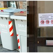 Porta a porta a Savona, non si ferma la protesta. Cartelli nei portoni e assemblee condominiali contro i bidoni negli androni dei palazzi Porta a porta a Savona, non si ferma la protesta. Cartelli nei portoni e assemblee condominiali contro i bidoni negli androni dei palazzi