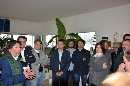 Elezioni comunali, il Senatore Centinaio e i vertici della Regione a Spotorno per sostenere Bonasera sindaco