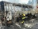 Bus in fiamme a Feglino, Tpl: "In corso gli accertamenti sulle cause. Prioritario concretizzare nel Finalese un'area di ricovero dei mezzi"
