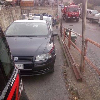 Blitz delle forze dell'Ordine al campo nomadi della Fontanassa di Savona