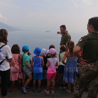 Andora: bambini alla scoperta della base radar di Capo Mele
