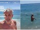 Varigotti, Bruno Barbieri inaugura la stagione con un tuffo in mare, tra ironia e acqua fredda