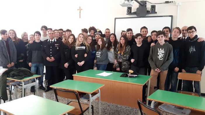 Incontro con gli alunni delle scuole medie e superiori della Scuola don Bosco di Alassio