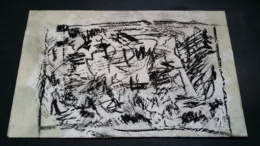 Alle origini della nostra civiltà: il ritrovamento di una busta da lettera degli anni '50 con disegni di arte astratta Alle origini della nostra civiltà: il ritrovamento di una busta da lettera degli anni '50 con disegni di arte astratta