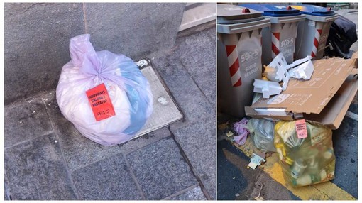 Porta a porta a Savona, a Villapiana saltano dei ritiri, scatta la protesta dei cartellini rossi
