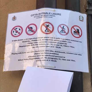 Estate a Finalborgo: nuovi cartelli, nuovi divieti... Nuove polemiche?