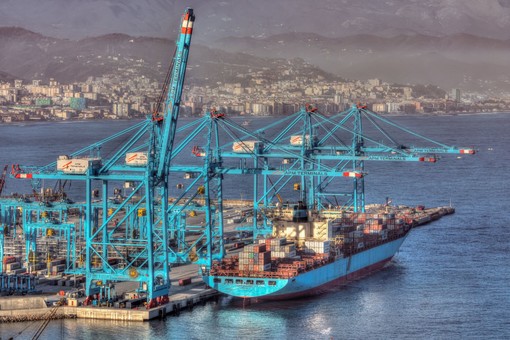 Arriva a Vado Ligure la prima nave del servizio ME2