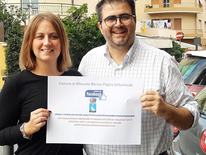 Albissola Marina, il comune sbarca su Facebook con la nuova pagina istituzionale