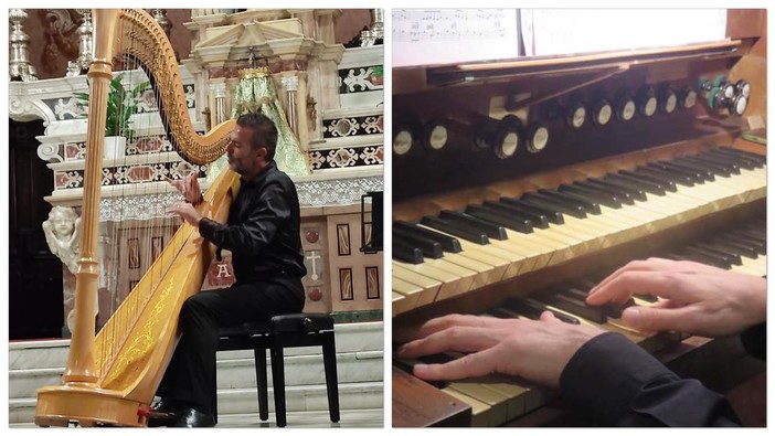 Altare, un successo di pubblico il concerto di arpa e organo del duo Pellini-Burani Altare, un successo di pubblico il concerto di arpa e organo del duo Pellini-Burani