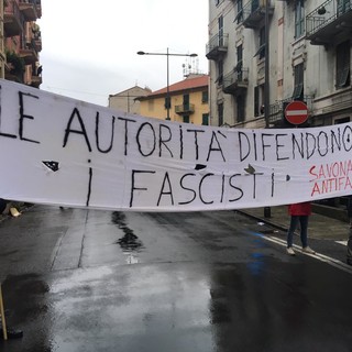 Savona, la Lega critica contro la presenza del sindaco Caprioglio al corteo antifascista, Sasso Del Verme: "Amministratori si dissocino"