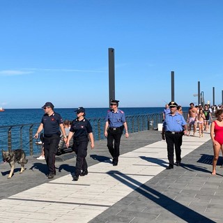 Alassio, nel fine settimana gli occhi dei carabinieri puntati sulle zone nevralgiche della città (FOTO)