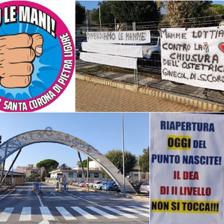 "Giù le mani dal punto nascite del Santa Corona": un plebiscito social a difesa del nosocomio pietrese