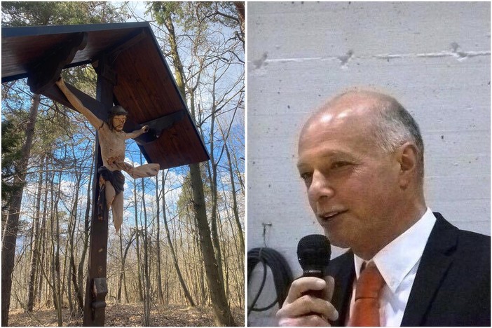 Crocefisso vandalizzato, Molinaro (sindaco Cosseria) smorza le polemiche e precisa: "Il restauro verrà monitorato dalla Soprintendenza"