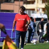 Mister Riolfo durante il match in terra sarda (foto Alessandro Sanna / Torres) Mister Riolfo durante il match in terra sarda (foto Alessandro Sanna / Torres)