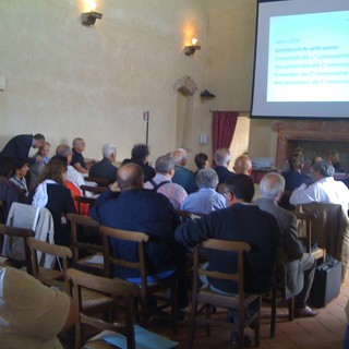 Il convegno ALA stamane alla sala ricevimenti del castello di Prunetto