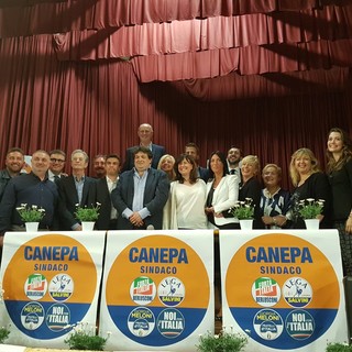 Ieri sera ad Alassio la presentazione della lista guidata da Enzo Canepa