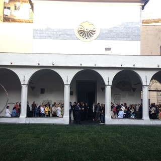 Savona, restauro del chiostro della Cappella Sistina, il Vescovo Marino: "Abbiamo ritrovato la bellezza di questo luogo" (FOTO)