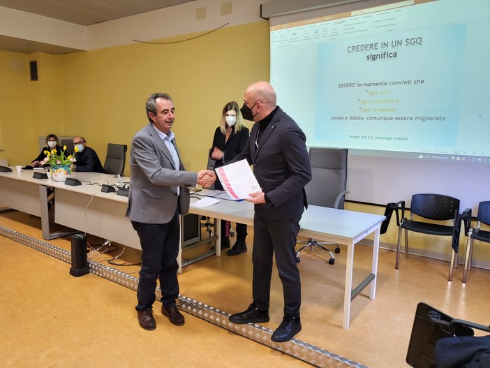 Certificazione di conformità allo standard ISO 9001:2015 per 41 strutture dell’Asl2 Certificazione di conformità allo standard ISO 9001:2015 per 41 strutture dell’Asl2
