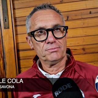 Calcio. Savona contestato, mister Cola: "Accetto le critiche sul risultato, ma non sull'atteggiamento dei ragazzi" (VIDEO)