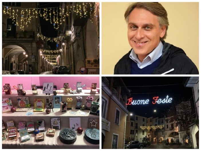 Pieve di Teco, il centro brilla con le luminarie natalizie. Il sindaco Alessandri: "Non potevamo rinunciare a diffondere la speranza e la serenità" (FOTO) Pieve di Teco, il centro brilla con le luminarie natalizie. Il sindaco Alessandri: "Non potevamo rinunciare a diffondere la speranza e la serenità" (FOTO)