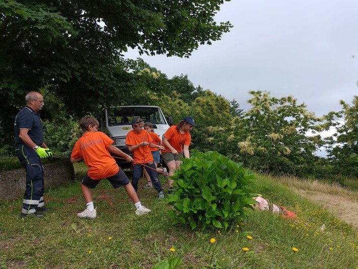 Dal campo scuola alla pratica: l'AIB Protezione Civile di Finale in piazza coi suoi giovani "alunni" domenica 20 agosto