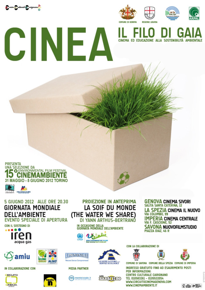 Al Nuovofilmstudio la quinta edizione di "Cinea il filo di Gaia" Al Nuovofilmstudio la quinta edizione di "Cinea il filo di Gaia"