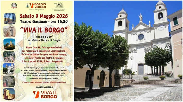 Borgio Verezzi, viaggio a 360° nel centro storico con “Viva il Borgo”