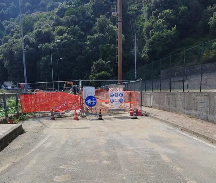 Il cantiere in via Parasio
