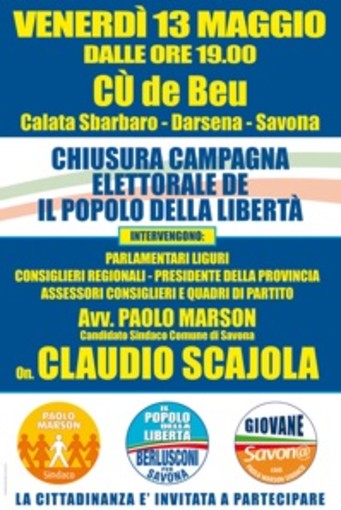 Chiusura della campagna elettorale de Il Popolo della Libertà
