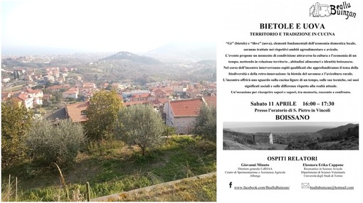 Bietole e uova: a Boissano viaggio tra gusto e tradizione Bietole e uova: a Boissano viaggio tra gusto e tradizione