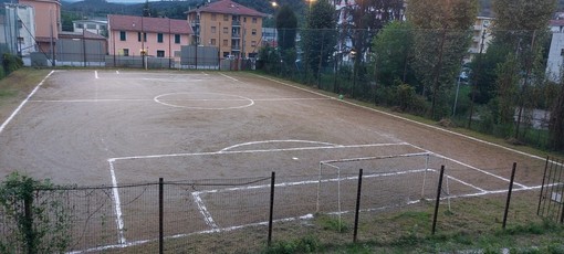 "Adotta la tua zolla", la Carcarese lancia un crowdfunding per il manto sintetico del campetto di San Giuseppe