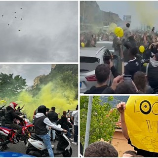 Palloncini in cielo e applausi scroscianti: l'omaggio ad Andrea sul luogo dell'incidente (VIDEO) Palloncini in cielo e applausi scroscianti: l'omaggio ad Andrea sul luogo dell'incidente (VIDEO)