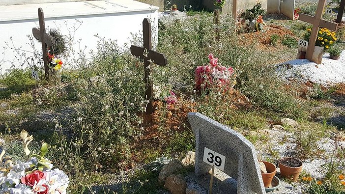 Cimiteri invasi da erba e degrado, le lamentele dei cittadini ad Albenga (FOTO)
